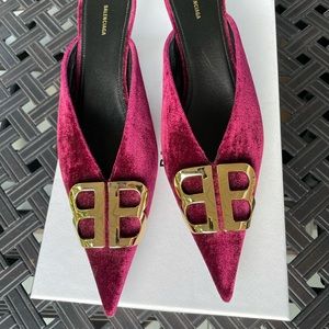 Balenciaga rouge prune color